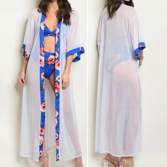 3 PICE SWIM SET Kimono & BIKINi - Picture 2 of 8